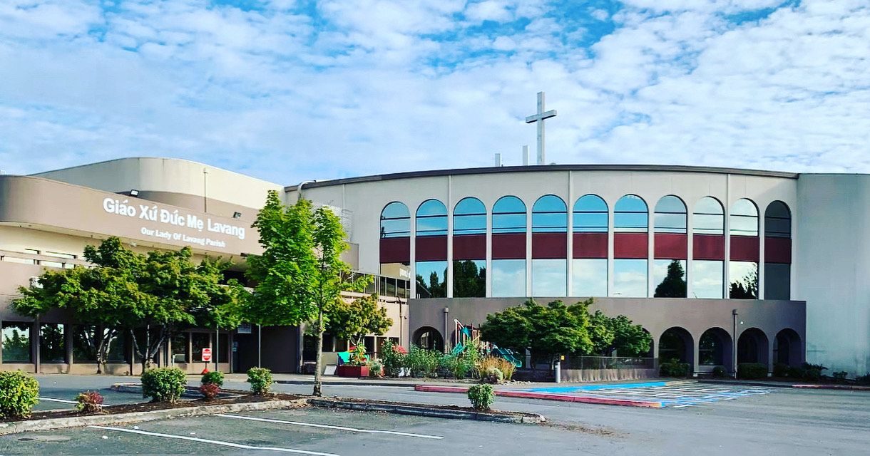 Our Lady of La Vang Catholic Church, a distinctive named landmark building in Happy Valley, Oregon