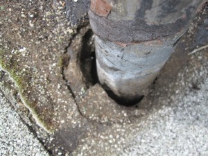 pipe vent part of roof maintenance before