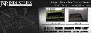 New header for JNR Roof Cleaning In Portland Oregon.